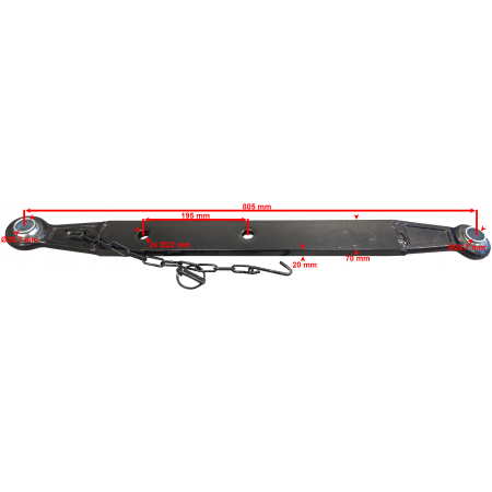 UNIWERSALNE CIĘGŁO DOLNE 800 mm RAMIĘ DŹWIGNIA BELKA URSUS C-360 C360 LEWE PRAWE